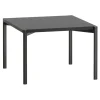 HAY Tische-Artek Kiki Tisch (niedrig), 60 × 60 cm, Schwarz, Schwarzes Laminat