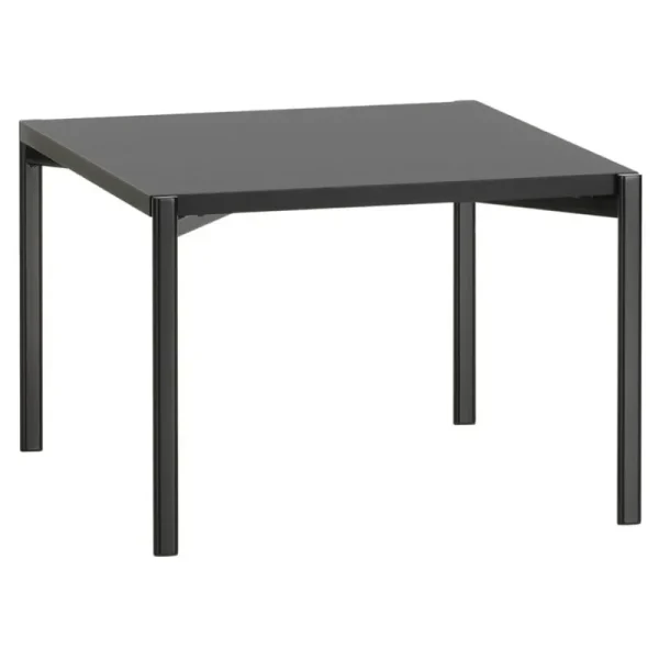 HAY Tische-Artek Kiki Tisch (niedrig), 60 × 60 cm, Schwarz, Schwarzes Laminat