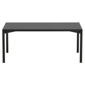 Muuto Tische-Artek Kiki Tisch, niedrig, 100 × 60 cm, Schwarz - schwarzes Laminat