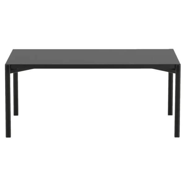 Muuto Tische-Artek Kiki Tisch, niedrig, 100 × 60 cm, Schwarz - schwarzes Laminat