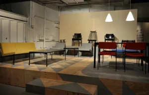 Miniforms Tische-Artek Kiki Tisch (niedrig), 60 × 60 cm, Schwarz, Schwarzes Linoleum