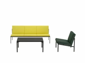 Muuto Tische-Artek Kiki Tisch, niedrig, 100 × 60 cm, Schwarz - schwarzes Laminat