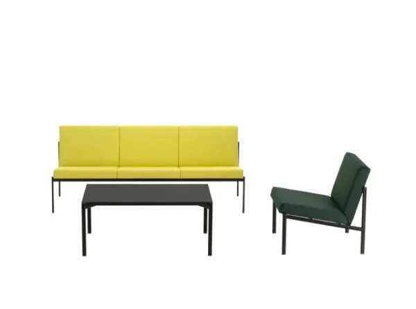 Muuto Tische-Artek Kiki Tisch, niedrig, 100 × 60 cm, Schwarz - schwarzes Laminat