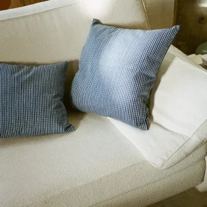 Artek Kissen^Kissenbezug Rivi, 50 x 50 cm, weiß – blau