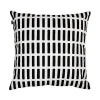 Artek Kissen^Kissenbezug Siena, 40 x 40 cm, schwarz – weiß