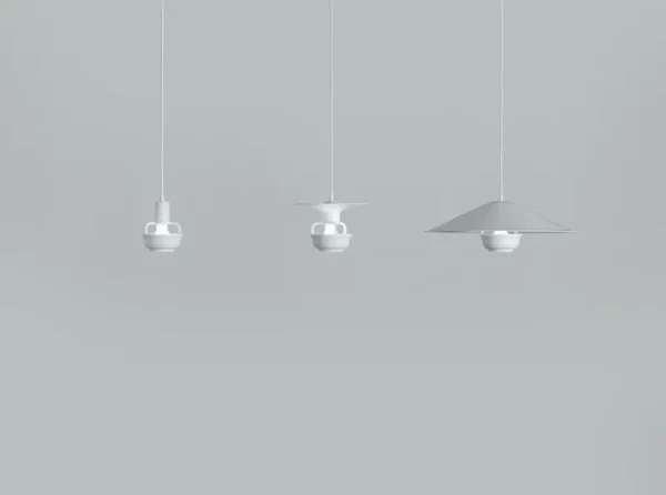 Pilke Lights Deckenleuchten-Artek Kori Pendelleuchte mit dünenförmigem Lampenschirm, Weiß