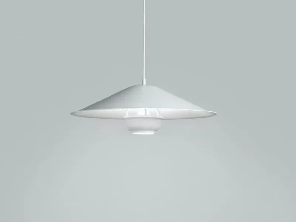 Pilke Lights Deckenleuchten-Artek Kori Pendelleuchte mit dünenförmigem Lampenschirm, Weiß