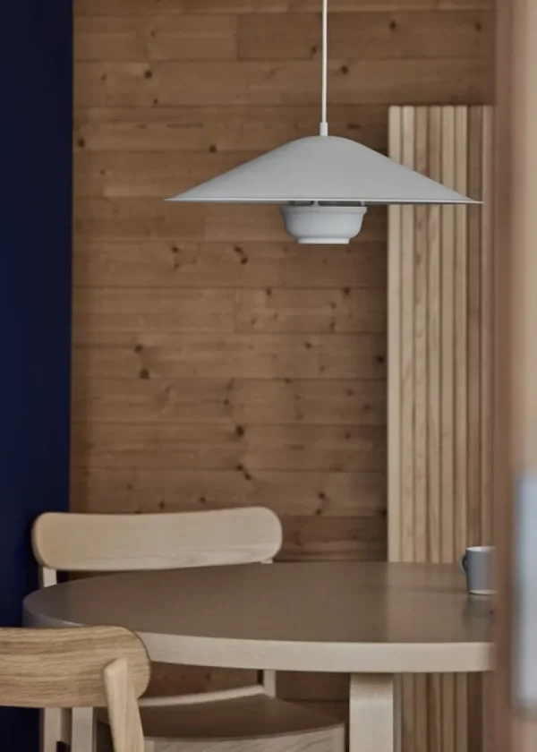 Pilke Lights Deckenleuchten-Artek Kori Pendelleuchte mit dünenförmigem Lampenschirm, Weiß