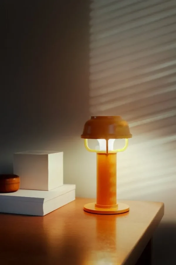 u00d6rsju00f6 Tischlampen-Artek Kori Tischleuchte, Orange