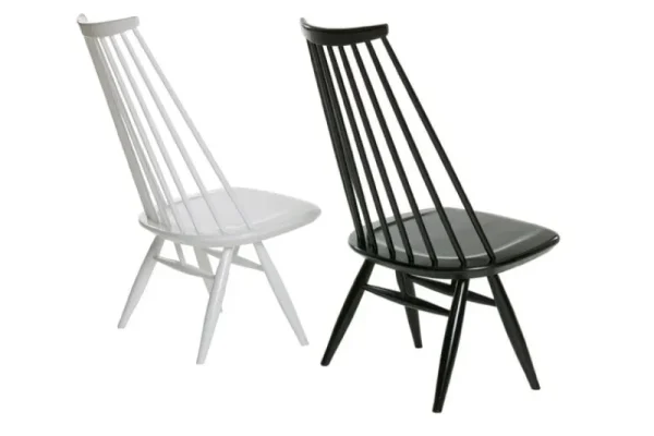 Muuto Sitzgelegenheiten-Artek Mademoiselle Loungesessel, weiß