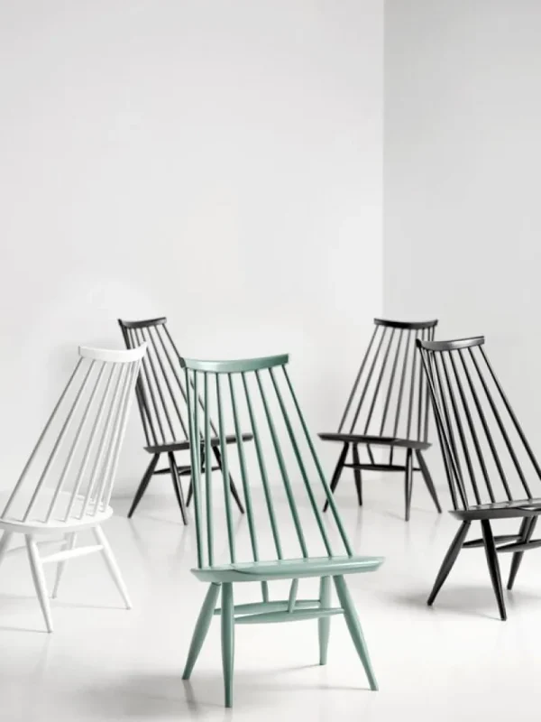 Muuto Sitzgelegenheiten-Artek Mademoiselle Loungesessel, weiß