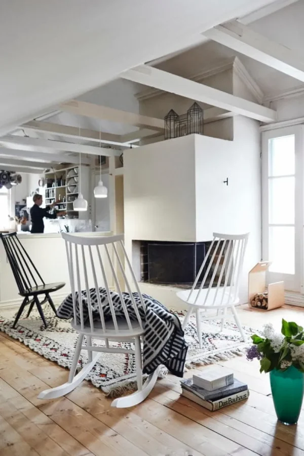Muuto Sitzgelegenheiten-Artek Mademoiselle Loungesessel, weiß