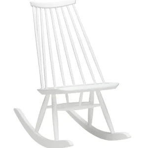 Knoll Sitzgelegenheiten-Artek Mademoiselle Schaukelstuhl, weiß