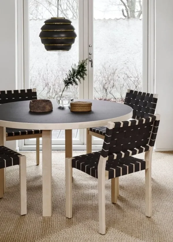 Muuto Deckenleuchten-Artek Pendelleuchte Aalto A331 „Beehive“, schwarz – Messing