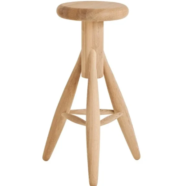 GUBI Sitzgelegenheiten-Artek Rocket Barhocker, Eiche