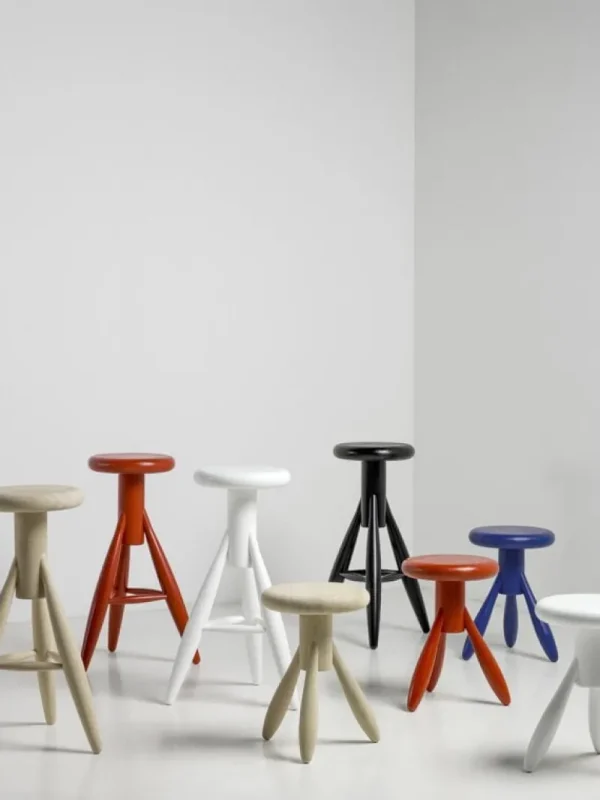 Nikari Sitzgelegenheiten-Artek Rocket Barhocker, weiß