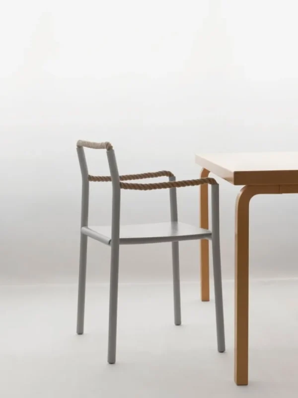 Vitra Sitzgelegenheiten-Artek Rope Sessel, hellgrau