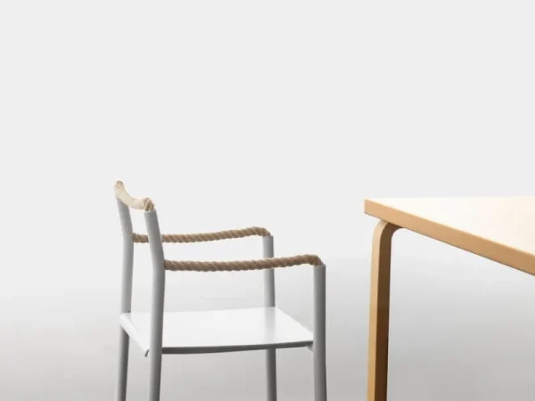 Vitra Sitzgelegenheiten-Artek Rope Sessel, hellgrau