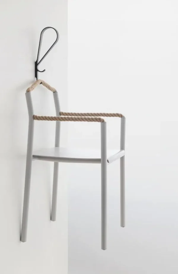 Vitra Sitzgelegenheiten-Artek Rope Sessel, hellgrau