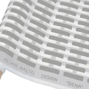 Artek Stoffe^Siena Baumwollstoff, 150 x 300 cm, Grau – Hellgrau