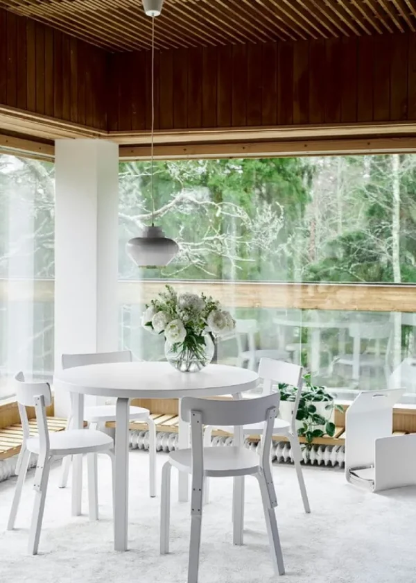 Finnish Design Shop Sitzgelegenheiten-Artek Stuhl Aalto 69, durchgehend weiß