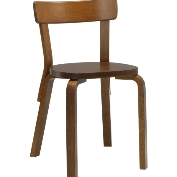 Swedese Sitzgelegenheiten-Artek Stuhl Aalto 69, Walnuss