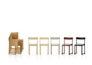 HAY Sitzgelegenheiten-Artek Stuhl Atelier, Buche lackiert