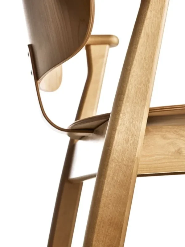 HAY Sitzgelegenheiten-Artek Stuhl Domus, Eiche lackiert