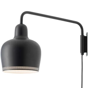 Nuura Wandleuchten-Artek Wandleuchte Aalto A330S „Golden Bell“, schwarz