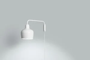 Artek Wandleuchten-Wandleuchte Aalto A330S „Golden Bell“, weiß
