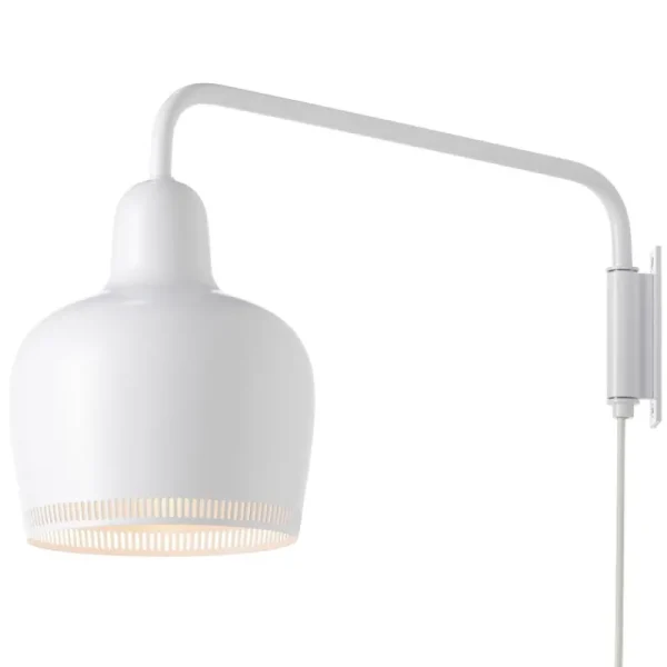 Artek Wandleuchten-Wandleuchte Aalto A330S „Golden Bell“, weiß
