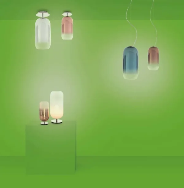 GUBI Deckenleuchten-Artemide Gople Deckenleuchte, silber