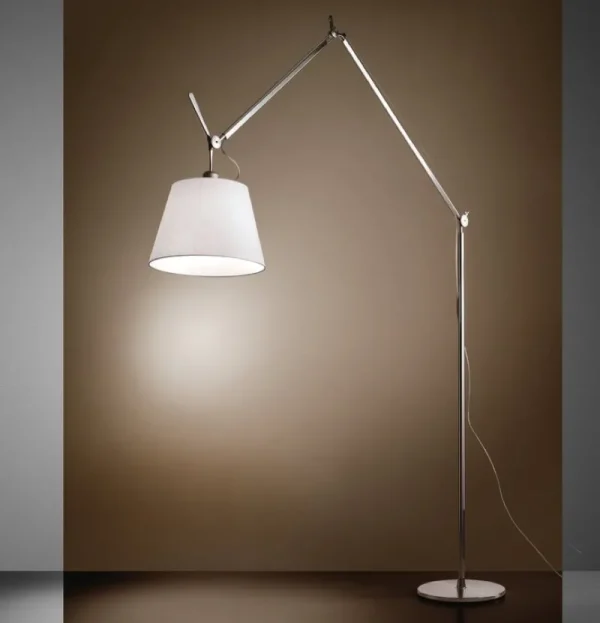 Warm Nordic Stehleuchten-Artemide Stehleuchte Tolomeo Mega 42 cm, Aluminium – Pergament