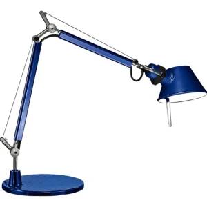 Artemide Bürobeleuchtung | Schreibtischlampen^Tolomeo Micro Tischleuchte, Metallblau