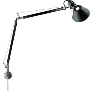 Frama Wandleuchten-Artemide Tolomeo Mini Parete Wandleuchte, schwarz