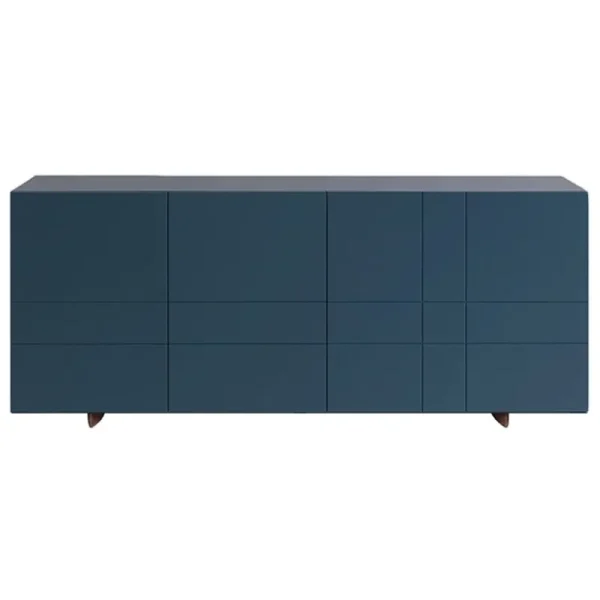 Asplund Aufbewahrungsmöbel | Aufbewahrungsmöbel^Kilt Aufbewahrungseinheit, 137 cm, Tiefblau - Eiche geräuchert