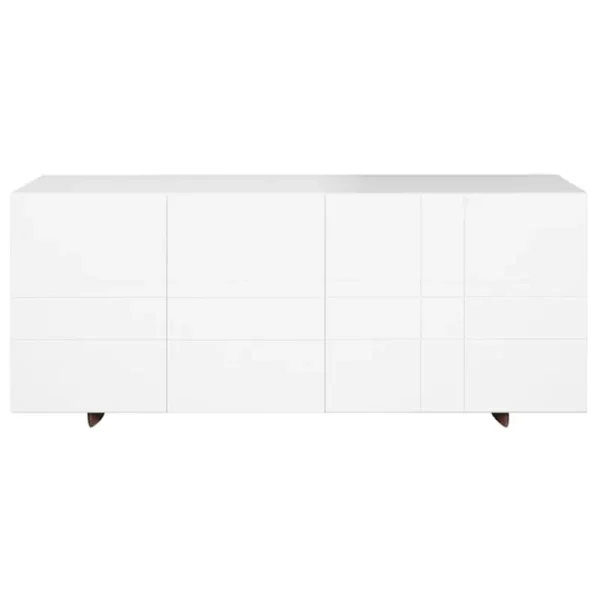 Asplund Aufbewahrungsmöbel | Aufbewahrungsmöbel^Kilt Aufbewahrungseinheit, 137 cm, Weiß - Eiche geräuchert