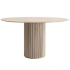 Klassik Studio Tische-Asplund Palais Royal Esstisch, 130 cm, Eiche weiß gebeizt