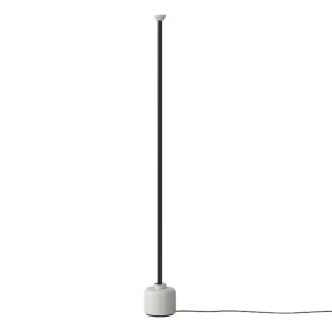 GUBI Stehleuchten-Astep Model 1095 Stehleuchte, 185 cm, Schwarz - Weiß