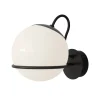 valerie_objects Wandleuchten-Astep Model 237/1 Wandleuchte, 14 cm, Schwarz