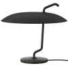 AGO Tischlampen-Astep Modell 537 Tischleuchte, Schwarz – schwarzer Marmor