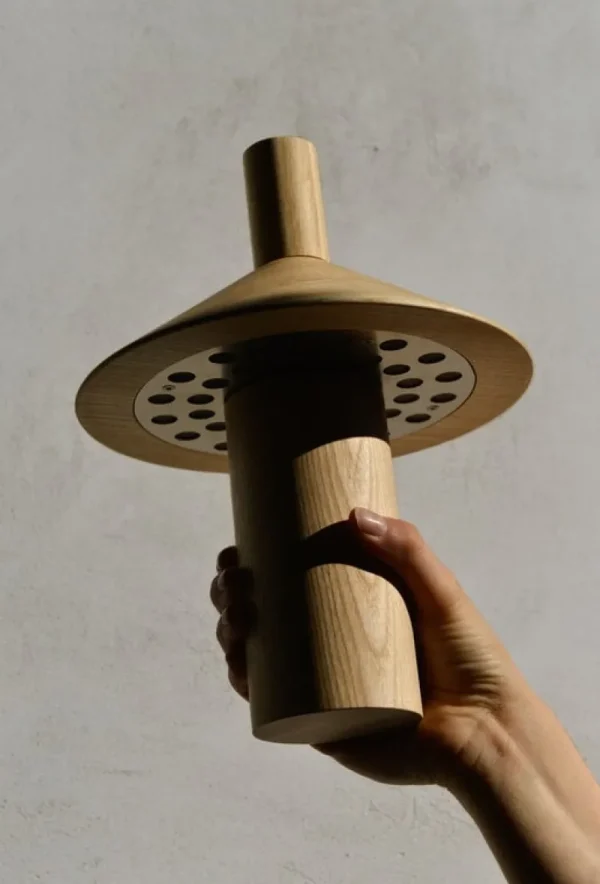 Alessi Tischlampen | Tragbare Lampen-Astep Pepa Leuchte, tragbar, Esche