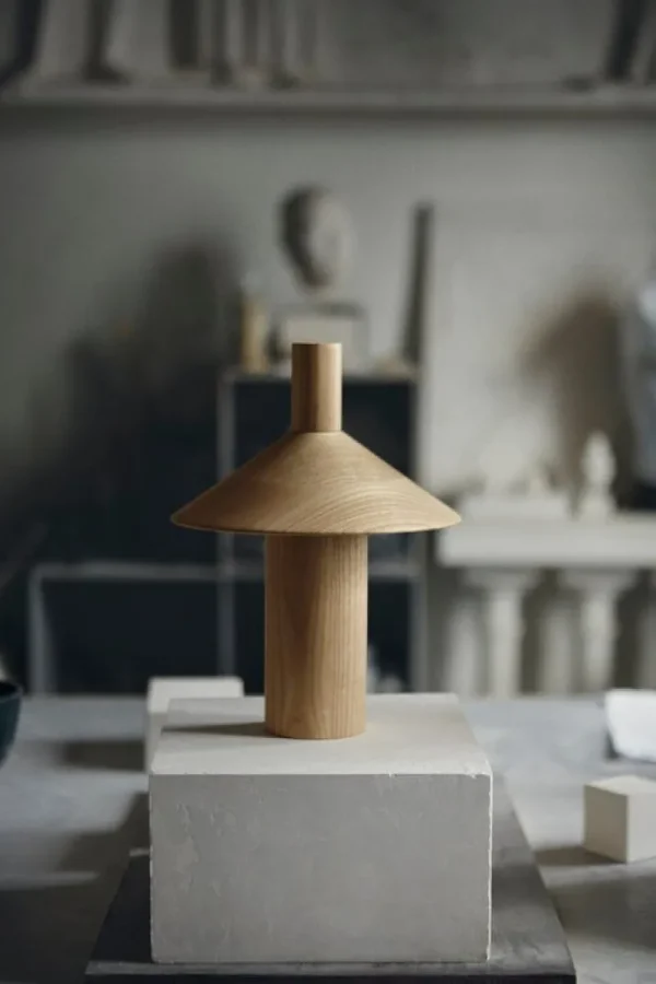 Alessi Tischlampen | Tragbare Lampen-Astep Pepa Leuchte, tragbar, Esche