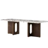 Eberhart Furniture Tische-Audo Copenhagen Androgyne Loungetisch, Eiche dunkel - Calacatta-Viola-Marmor