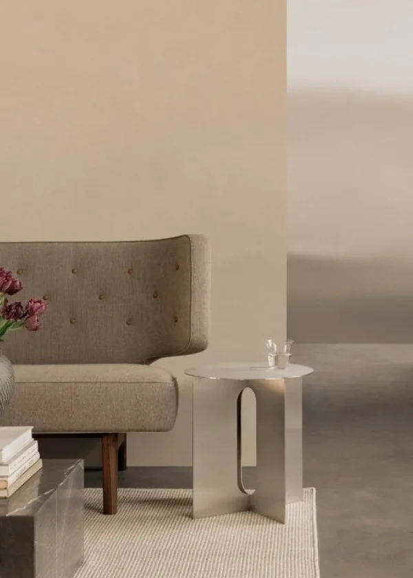 Kartell Tische-Audo Copenhagen Androgyne Beistelltisch, 40 cm, Stahl