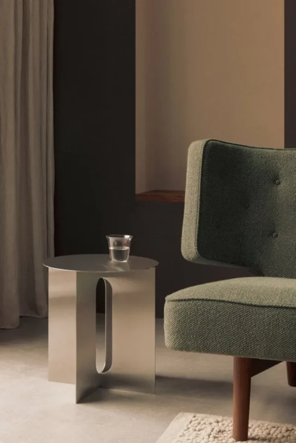 Kartell Tische-Audo Copenhagen Androgyne Beistelltisch, 40 cm, Stahl