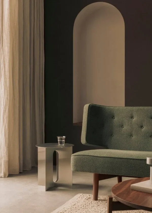 Kartell Tische-Audo Copenhagen Androgyne Beistelltisch, 40 cm, Stahl