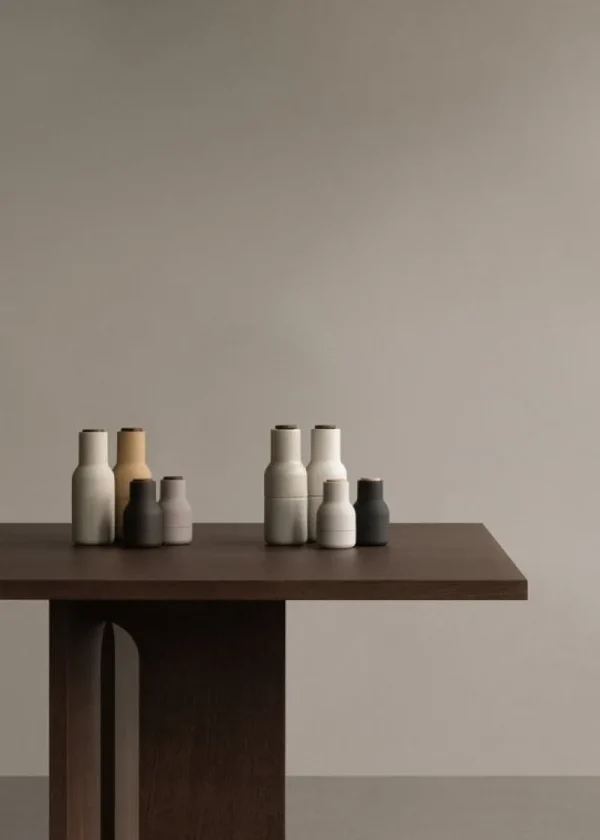 Audo Copenhagen Küchenutensilien^Bottle Grinder, 2 Stück, klein, Asche - Rußschwarz - Buche