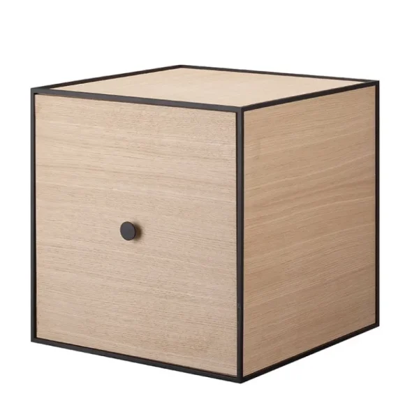 FDB Mu00f8bler Aufbewahrungsmöbel-Audo Copenhagen Box Frame 35 mit Tür, Eiche