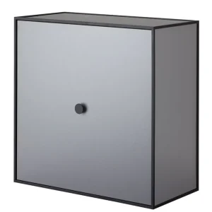 Wooden Aufbewahrungsmöbel-Audo Copenhagen Box Frame 42 mit Tür, dunkelgrau